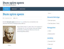 Tablet Screenshot of dumspirospero.de